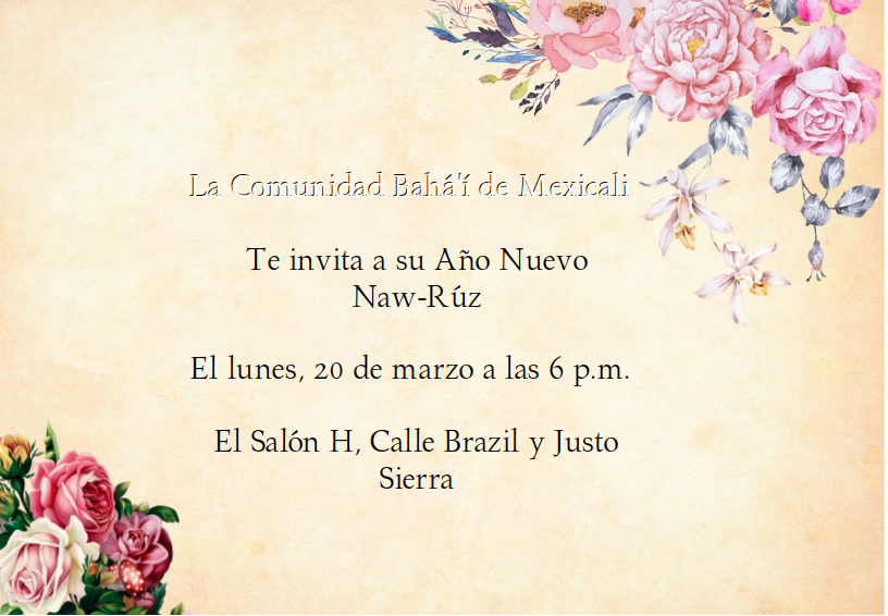 invitacion naw ruz 2024